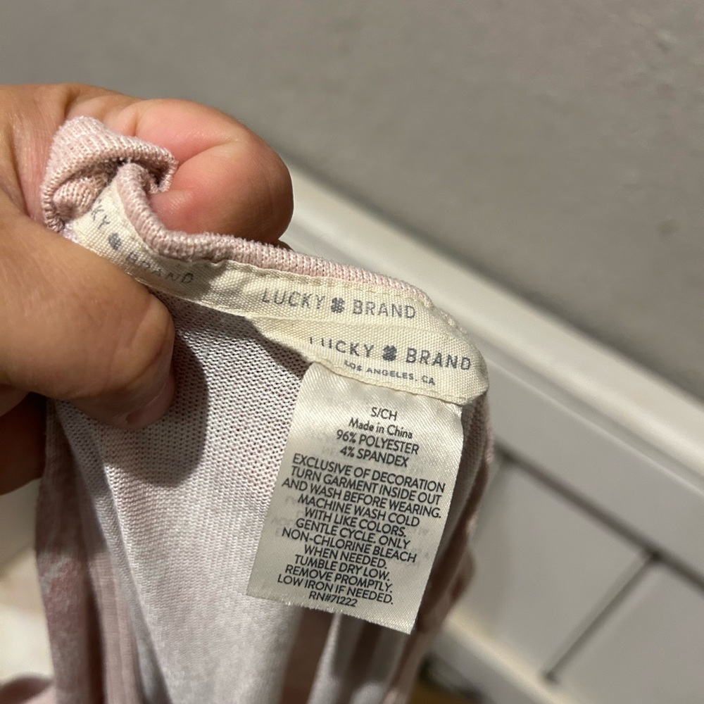 Lucky Brand Sleep Tank Top soft light weight Size Small - Picture 5 of 7